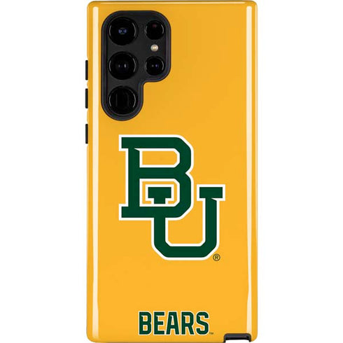 Baylor University BU Yellow Galaxy S25 Ultra Impact Case